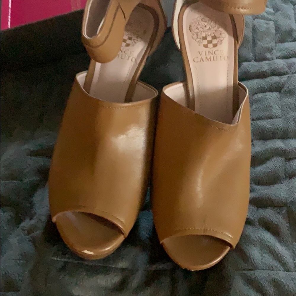 Wedge ankle strap sandals